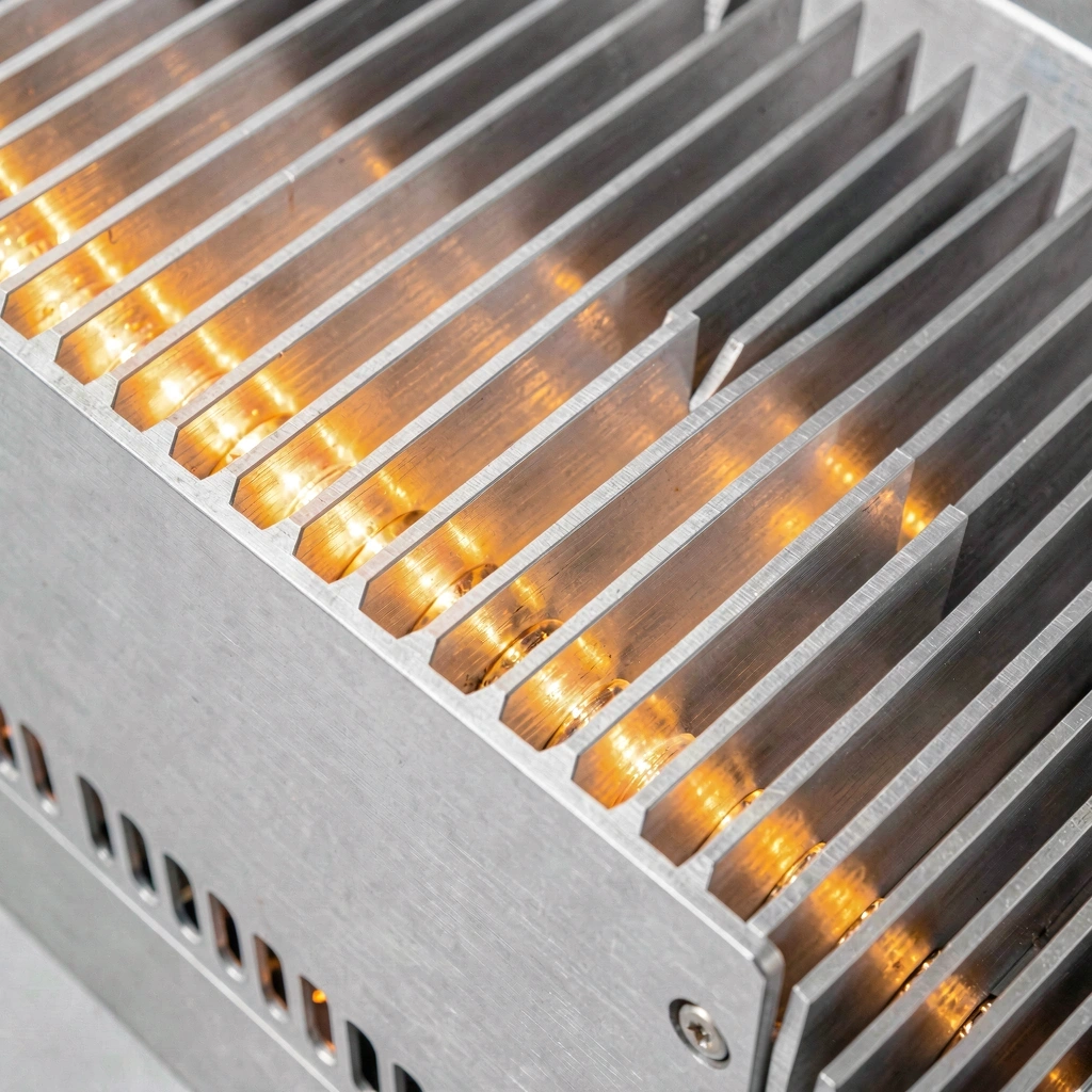 Server hardware close-up