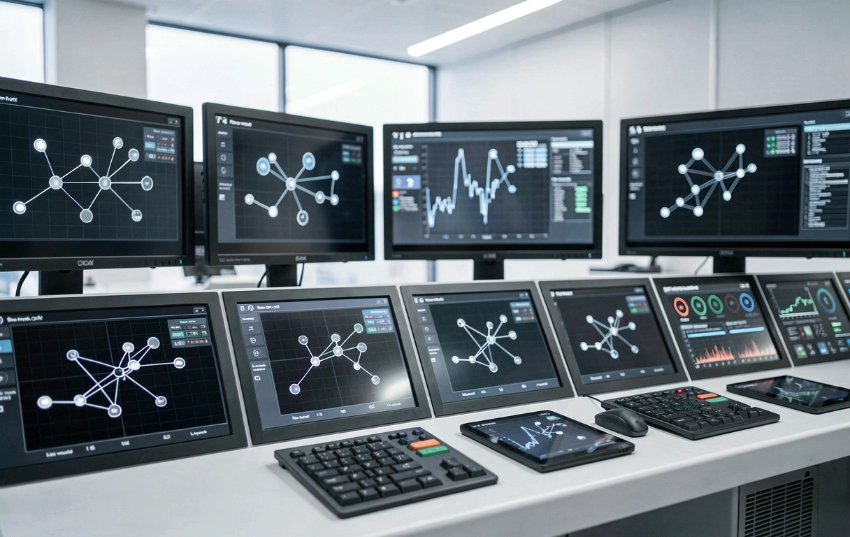 Data node visualization dashboard